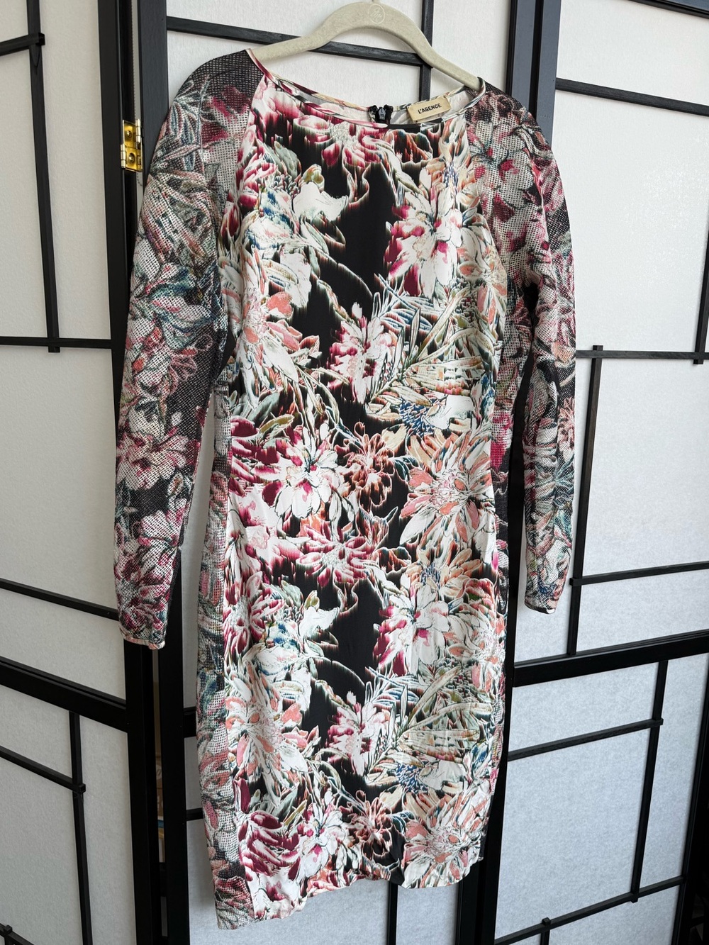 Dinner/date elegant L’Agence midi dress